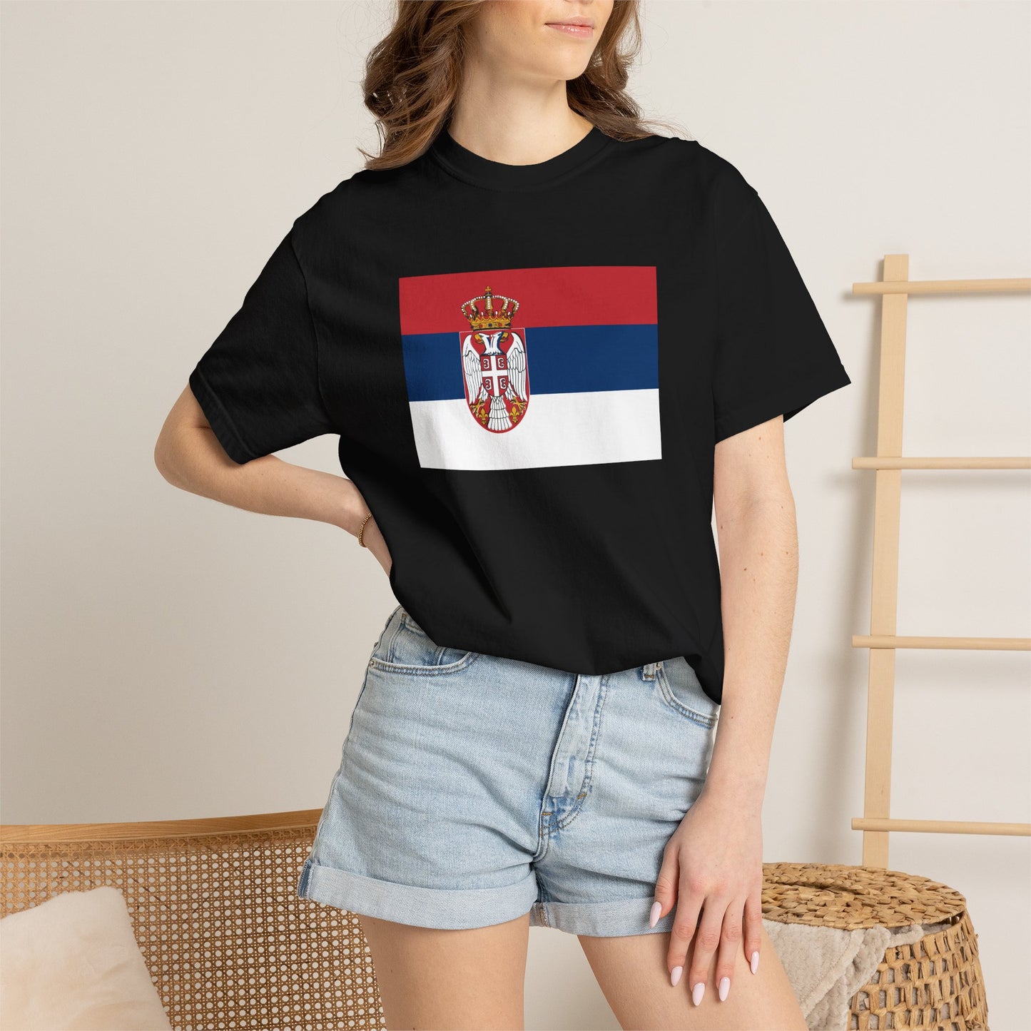 Serbia Flag T Shirt | Senegalese Heritage Shirt S–4XL | Rep Ya Flag