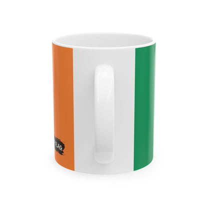 Ireland Flag Coffee Tea Mug 11oz 15oz | Rep Ya Flag Ceramic Mug