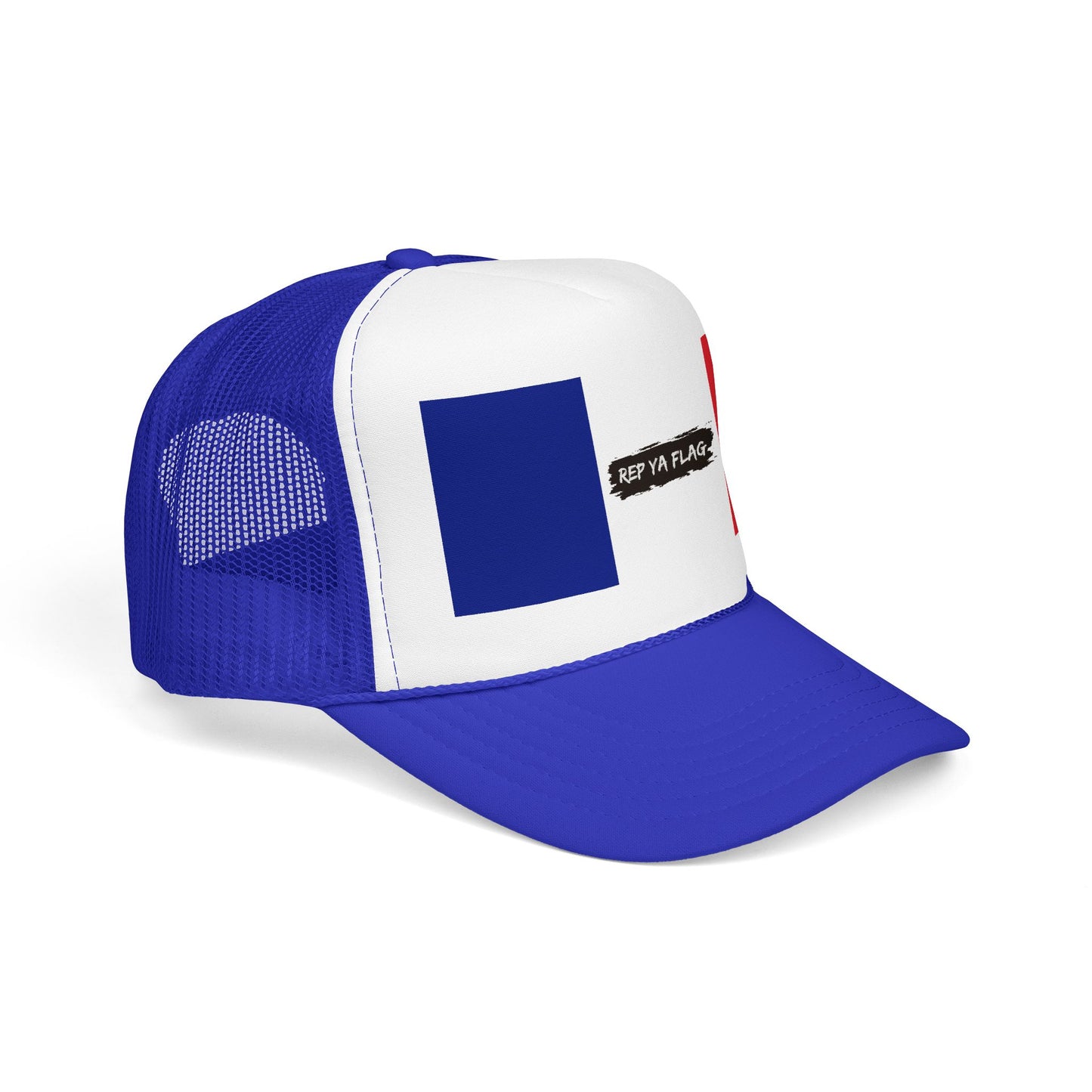 France Flag Foam Trucker Hat | French Pride Snapback Cap | Rep Ya Flag