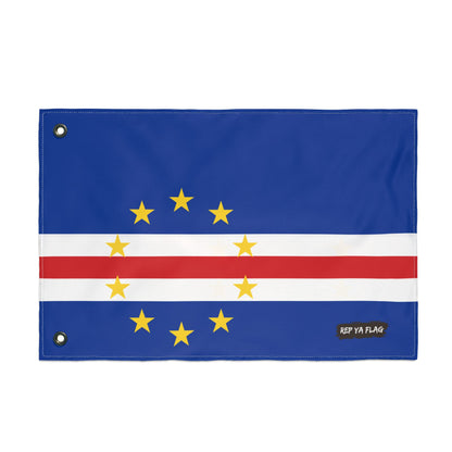 Cabo Verde Flag Garden Banner | Double Sided Outdoor Flag | Rep Ya Flag