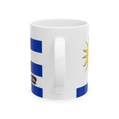 Uruguay Flag Coffee Tea Mug 11oz 15oz | Rep Ya Flag Ceramic Mug