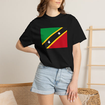 Saint Kitts and Nevis Flag T Shirt | Kittitian & Nevisian Heritage Shirt S–4XL | Rep Ya Flag