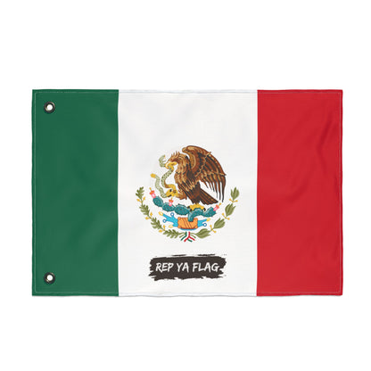 Mexico Flag Garden Banner | Double Sided Outdoor Flag | Rep Ya Flag