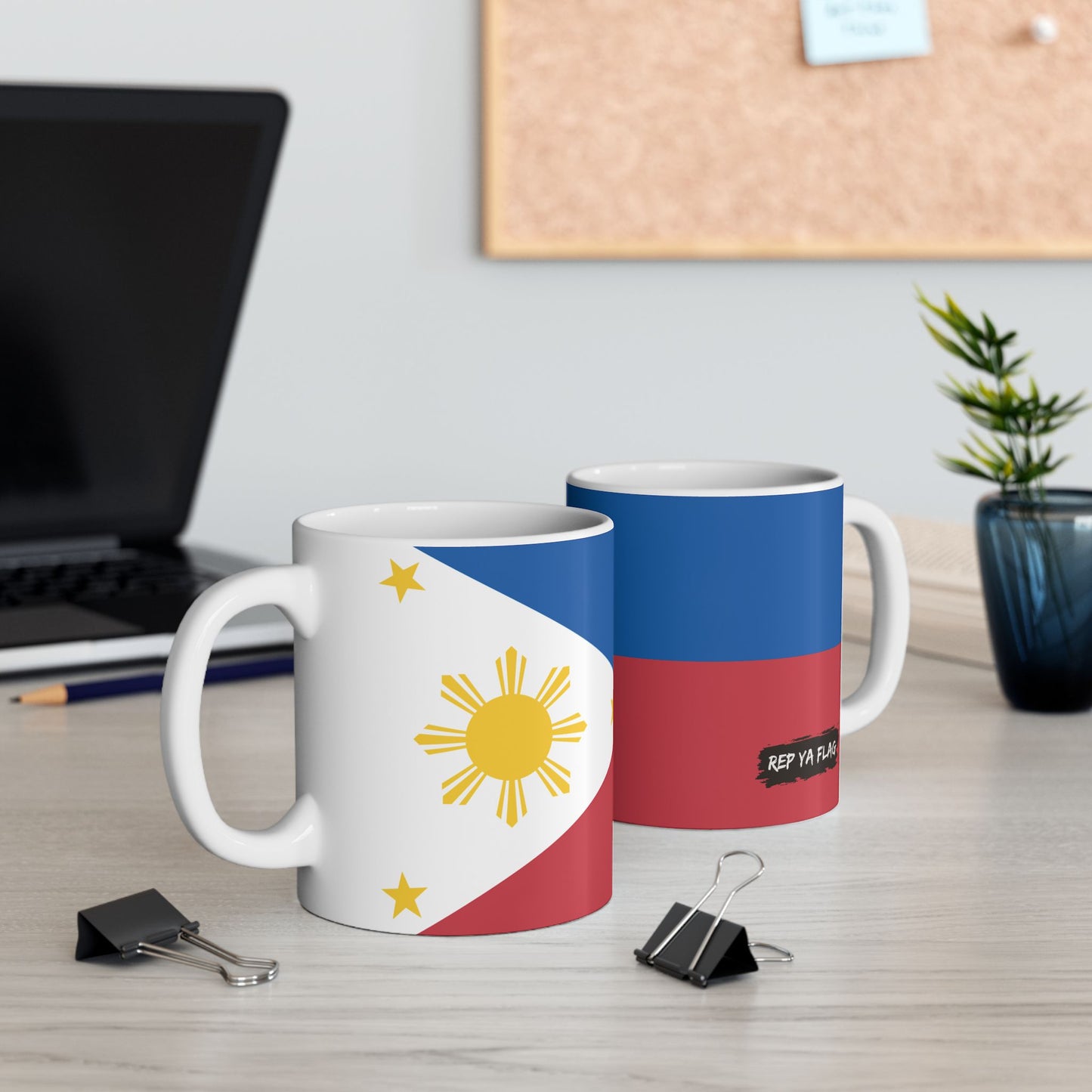 Philippines Flag Coffee Tea Mug 11oz 15oz | Rep Ya Flag Ceramic Mug