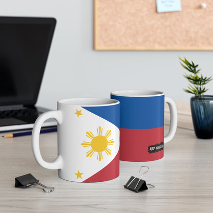 Philippines Flag Coffee Tea Mug 11oz 15oz | Rep Ya Flag Ceramic Mug