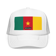 Cameroon Flag Foam Trucker Hat | Cameroonian Pride Snapback Cap | Rep Ya Flag