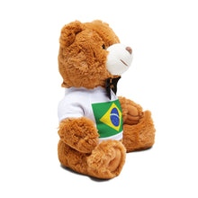 Brazil Flag Teddy Bear | Brazilian Heritage Plush Gift | Rep Ya Flag