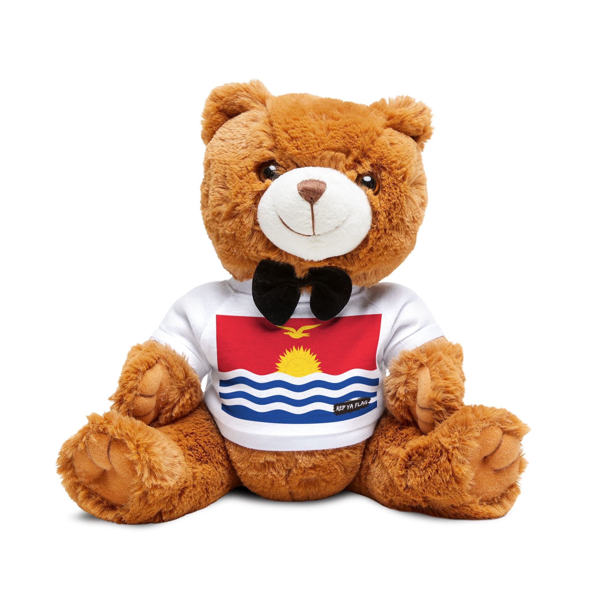 Kiribati Flag Teddy Bear | Kiribati Heritage Plush Gift | Rep Ya Flag
