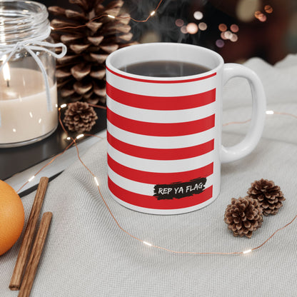 United States of America Flag Coffee Tea Mug 11oz 15oz | Rep Ya Flag Ceramic Mug
