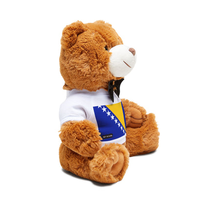 Bosnia and Herzegovina Flag Teddy Bear | Bosnian Heritage Plush Gift | Rep Ya Flag