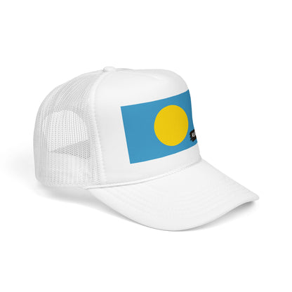 Palau Flag Foam Trucker Hat | Palauan Pride Snapback Cap | Rep Ya Flag