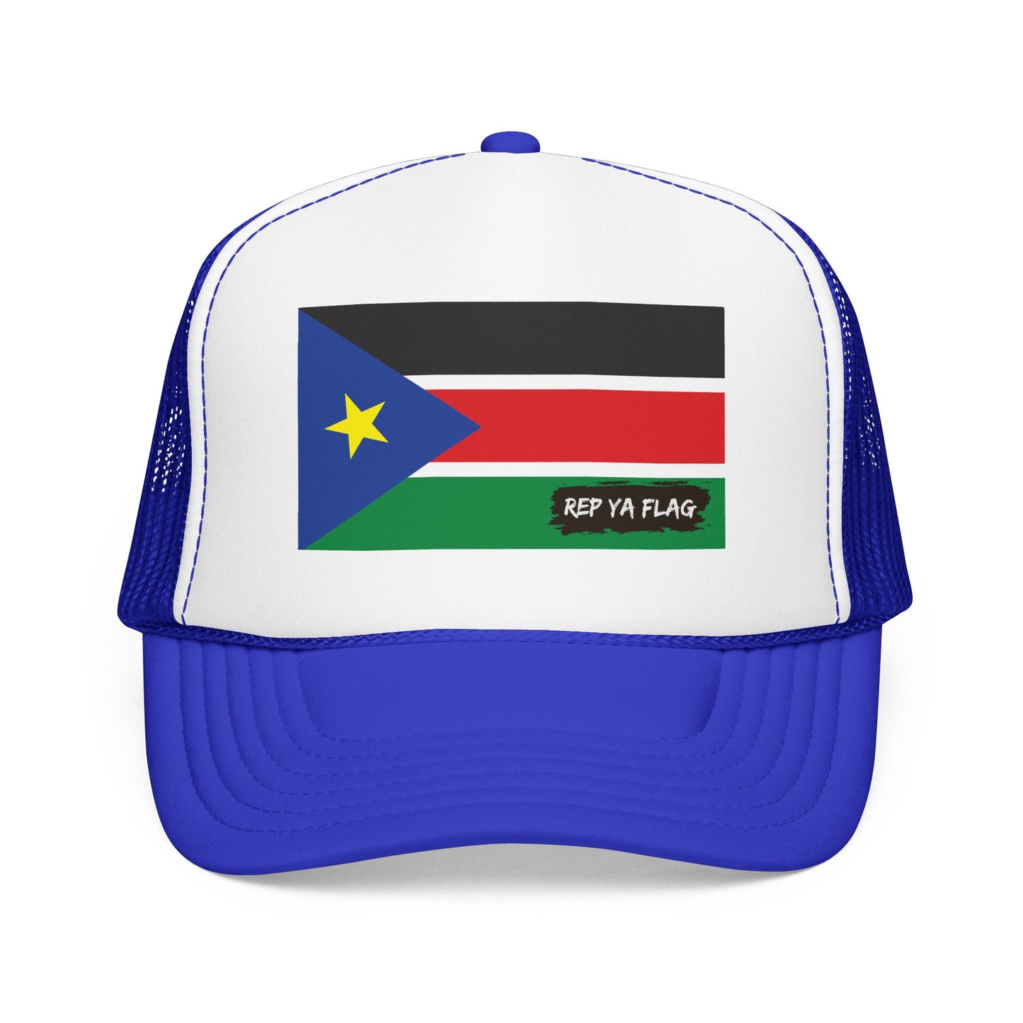 South Sudan Flag Foam Trucker Hat | Rep Ya Flag