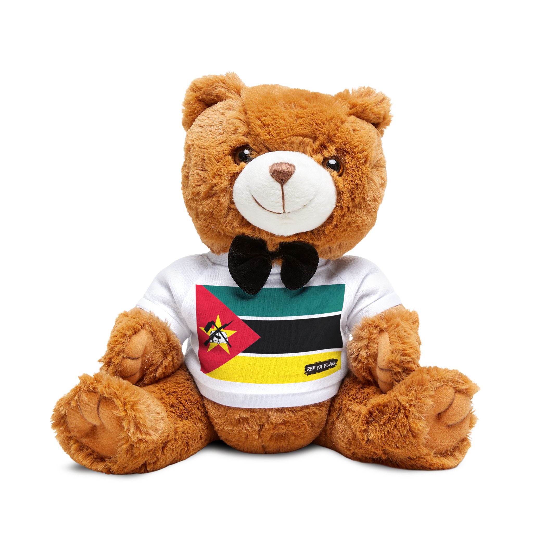 Mozambique Flag Teddy Bear | Mozambican Plush Gift | Mozambican Heritage Bear | Cultural Keepsake | Baby Gift Stuffed Animal