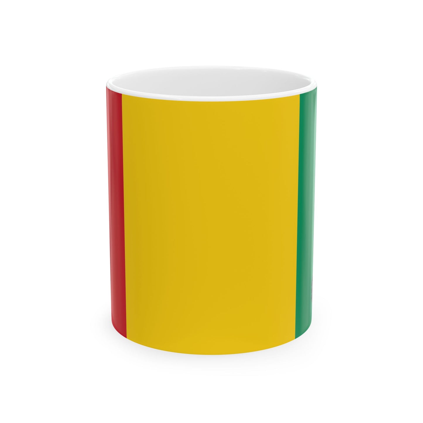 Guinea Flag Coffee Tea Mug 11oz 15oz | Rep Ya Flag Ceramic Mug