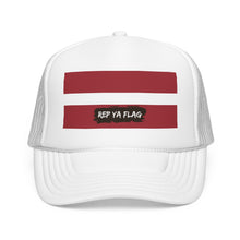 Latvia Flag Foam Trucker Hat | Latvian Pride Snapback Cap | Rep Ya Flag