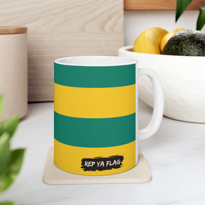 Togo Flag Coffee Tea Mug 11oz 15oz | Rep Ya Flag Ceramic Mug