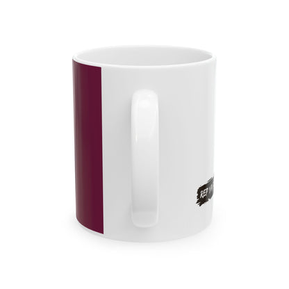 Qatar Flag Coffee Tea Mug 11oz 15oz | Rep Ya Flag Ceramic Mug