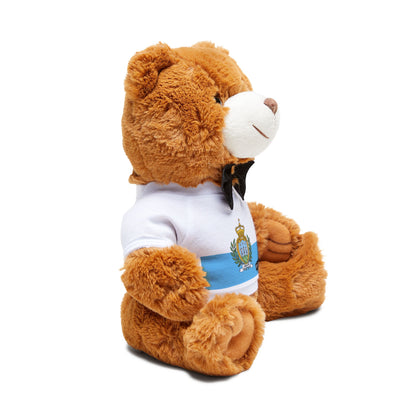 San Marino Flag Teddy Bear | San Marino Plush Gift | Heritage Bear | Cultural Keepsake | Baby Gift Stuffed Animal
