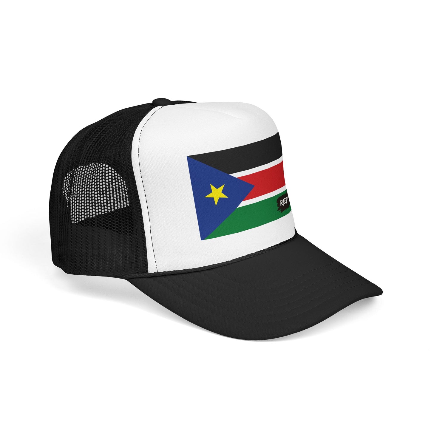 South Sudan Flag Foam Trucker Hat | Rep Ya Flag
