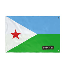 Djibouti Flag Garden Banner | Double Sided Outdoor Flag | Rep Ya Flag