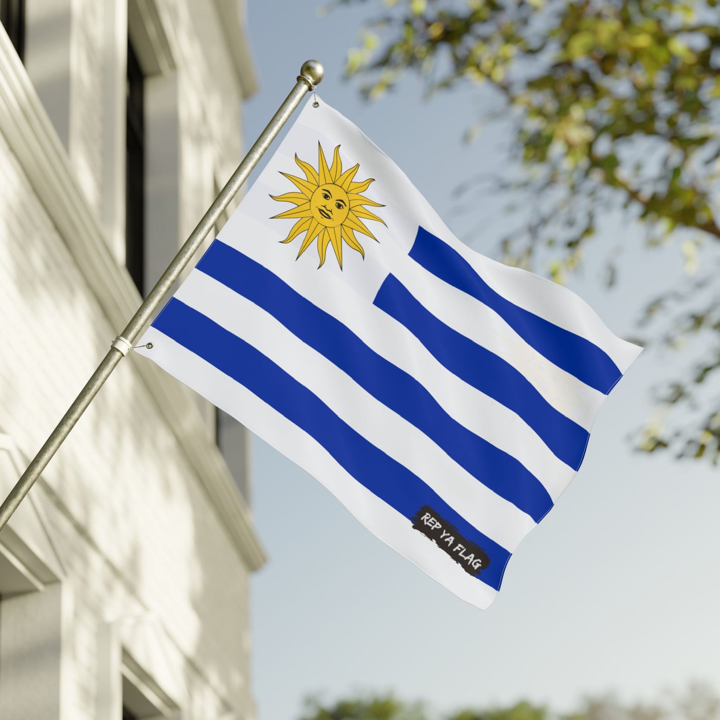 Uruguay Flag Double Sided Flag, Outdoor Garden Banner | Country Flag