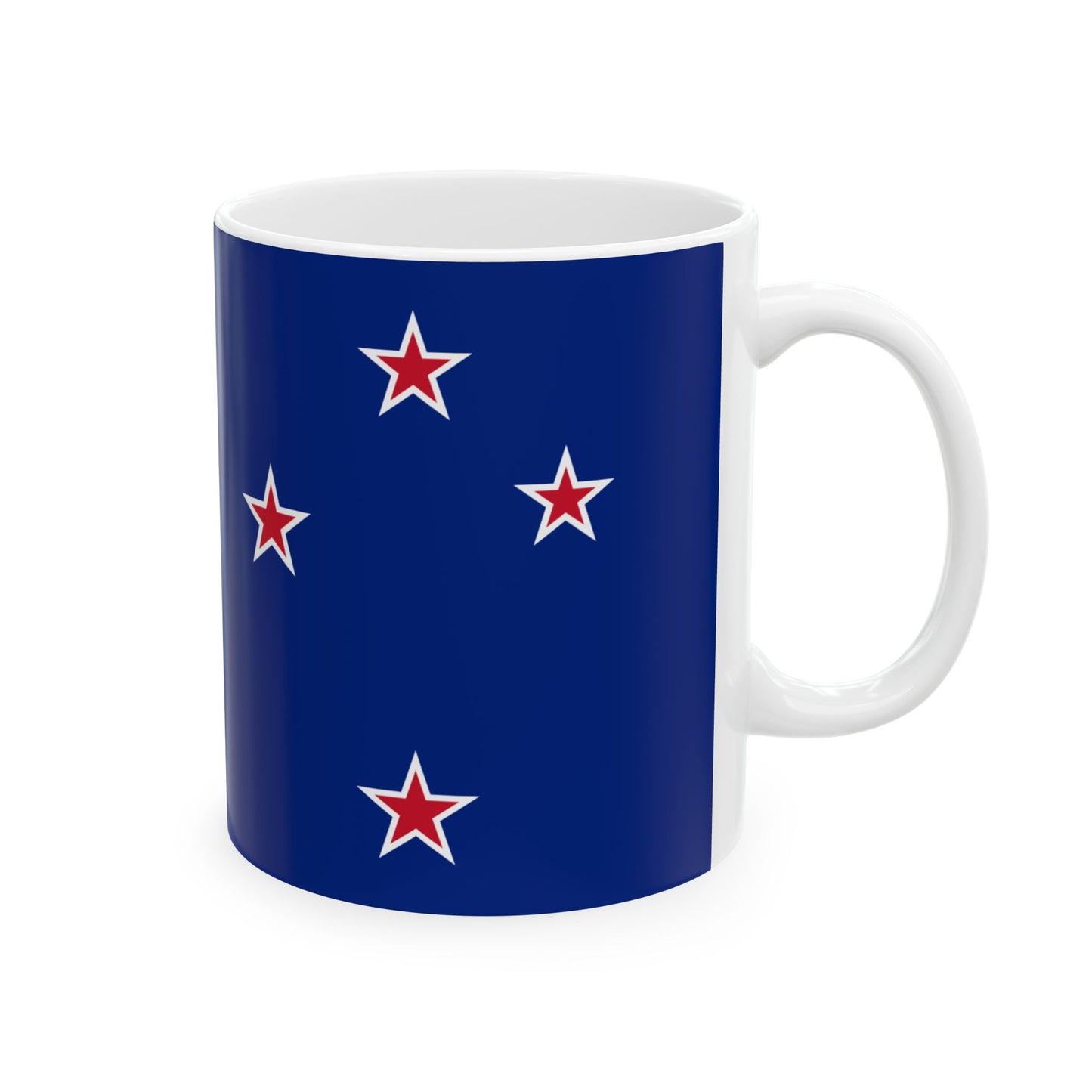 New Zealand Flag Coffee Tea Mug 11oz 15oz | Rep Ya Flag Ceramic Mug