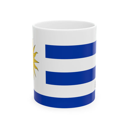 Uruguay Flag Coffee Tea Mug 11oz 15oz | Rep Ya Flag Ceramic Mug
