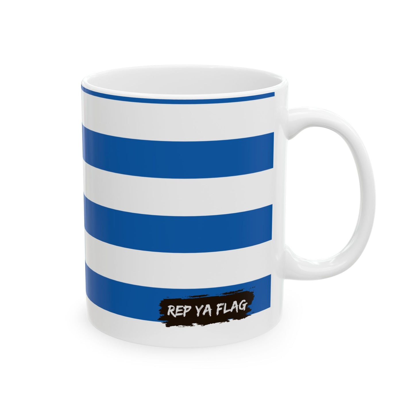 Greece Flag Coffee Tea Mug 11oz 15oz | Rep Ya Flag Ceramic Mug