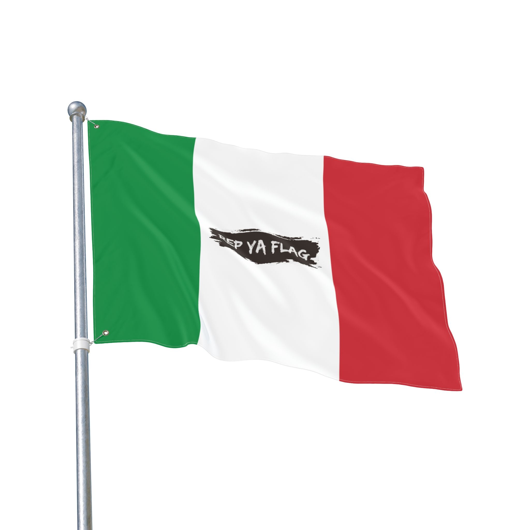 Italy Flag Garden Banner | Double Sided Outdoor Flag | Rep Ya Flag