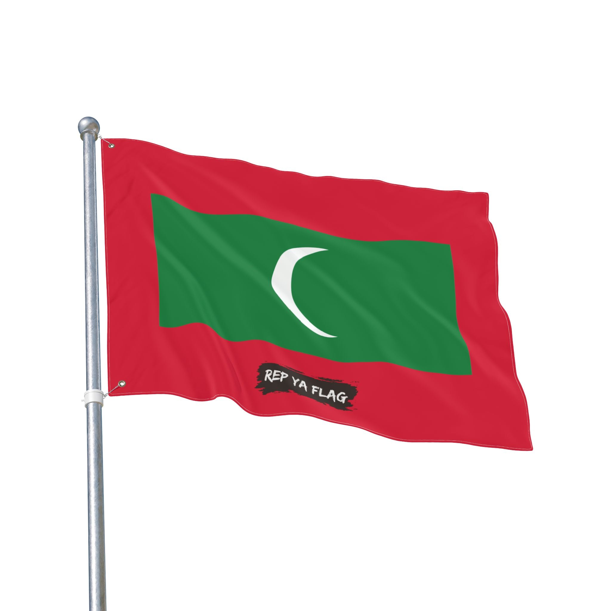 Maldives Flag Garden Banner | Double Sided Outdoor Flag | Rep Ya Flag