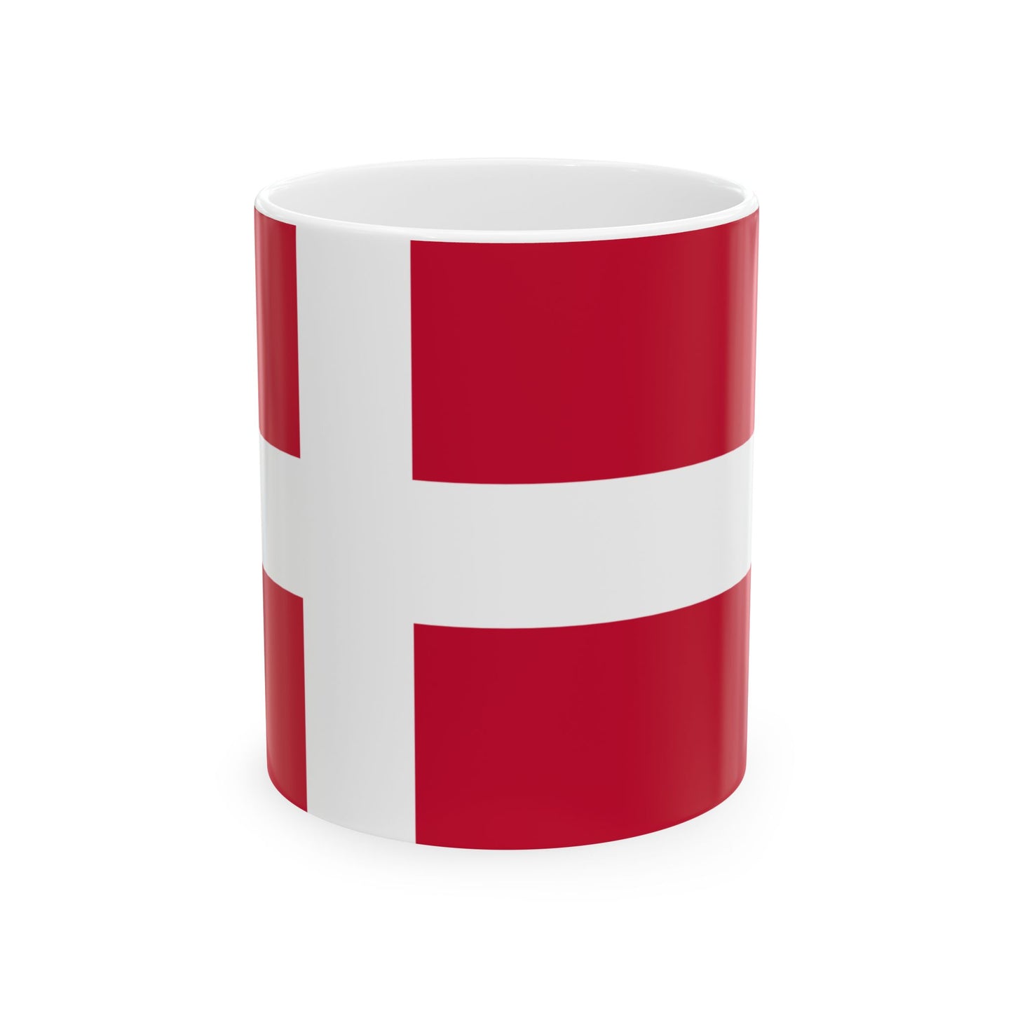 Denmark Flag Coffee Tea Mug 11oz 15oz | Rep Ya Flag Ceramic Mug
