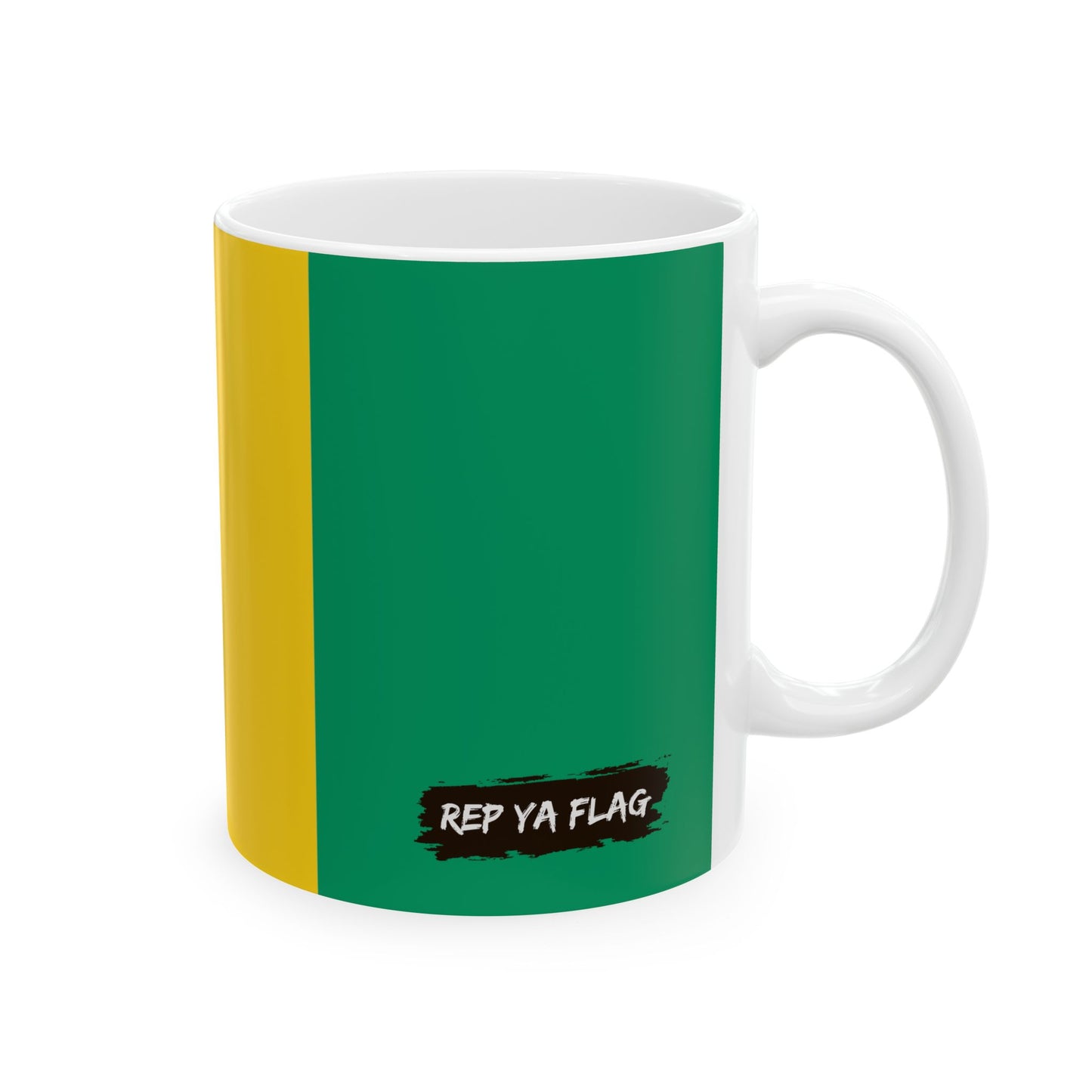 Guinea Flag Coffee Tea Mug 11oz 15oz | Rep Ya Flag Ceramic Mug