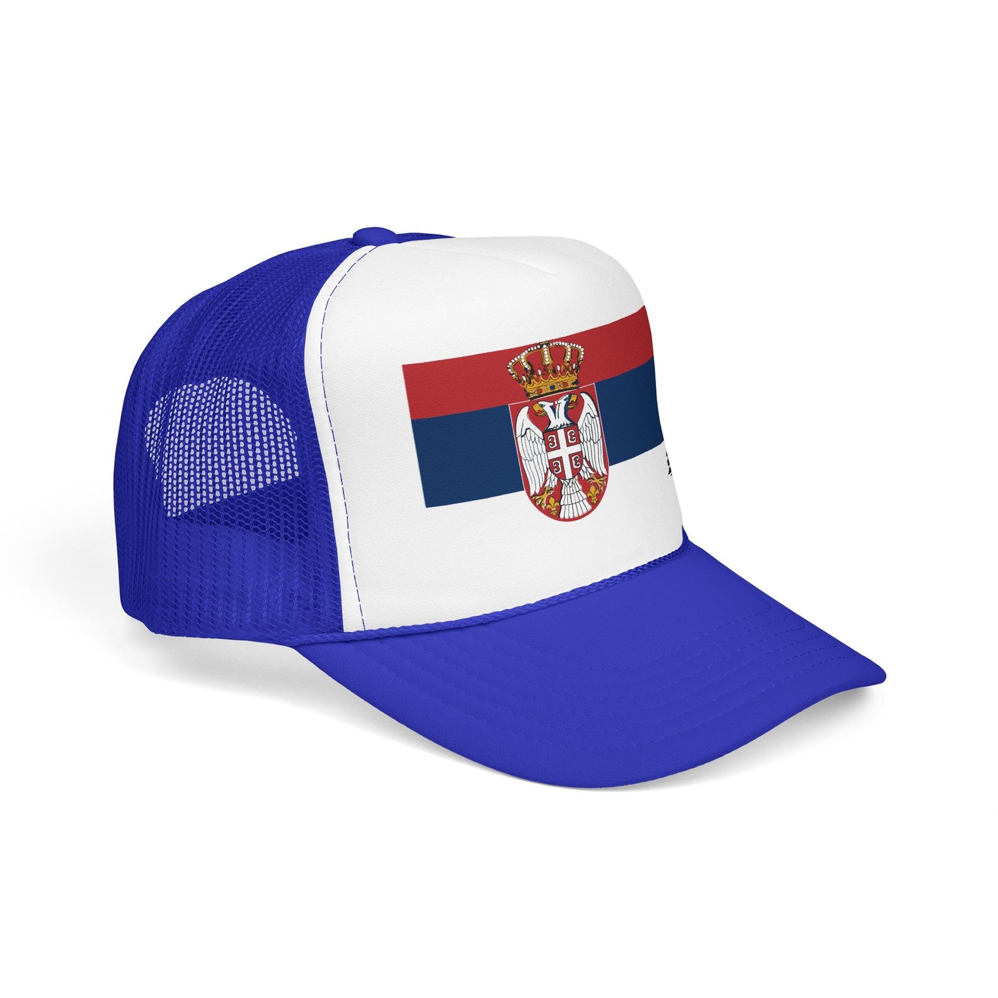 Serbia Flag Foam Trucker Hat | Serbian Pride Snapback Cap | Rep Ya Flag