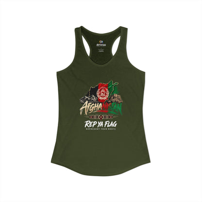 Afghanistan Women’s Racerback Tank – Lightweight Pride