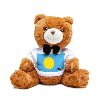 Palau Flag Teddy Bear | Palau Plush Gift | Palauan Heritage Bear | Cultural Keepsake | Baby Gift Stuffed Animal