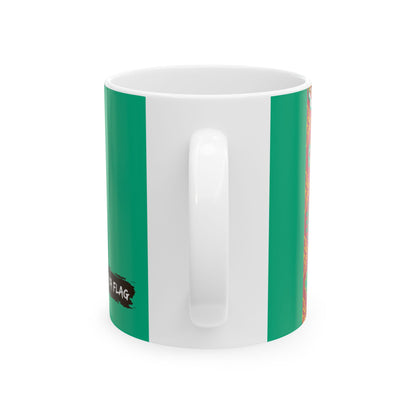 Turkmenistan Flag Coffee Tea Mug 11oz 15oz | Rep Ya Flag Ceramic Mug