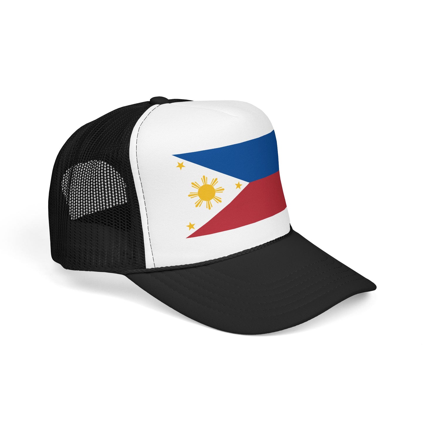 Philippines Flag Foam Trucker Hat | Filipino Pride Snapback Cap | Rep Ya Flag