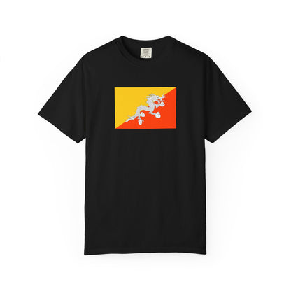 Bhutan Flag T Shirt | Bhutanese Heritage Shirt S-4XL | Rep Ya Flag