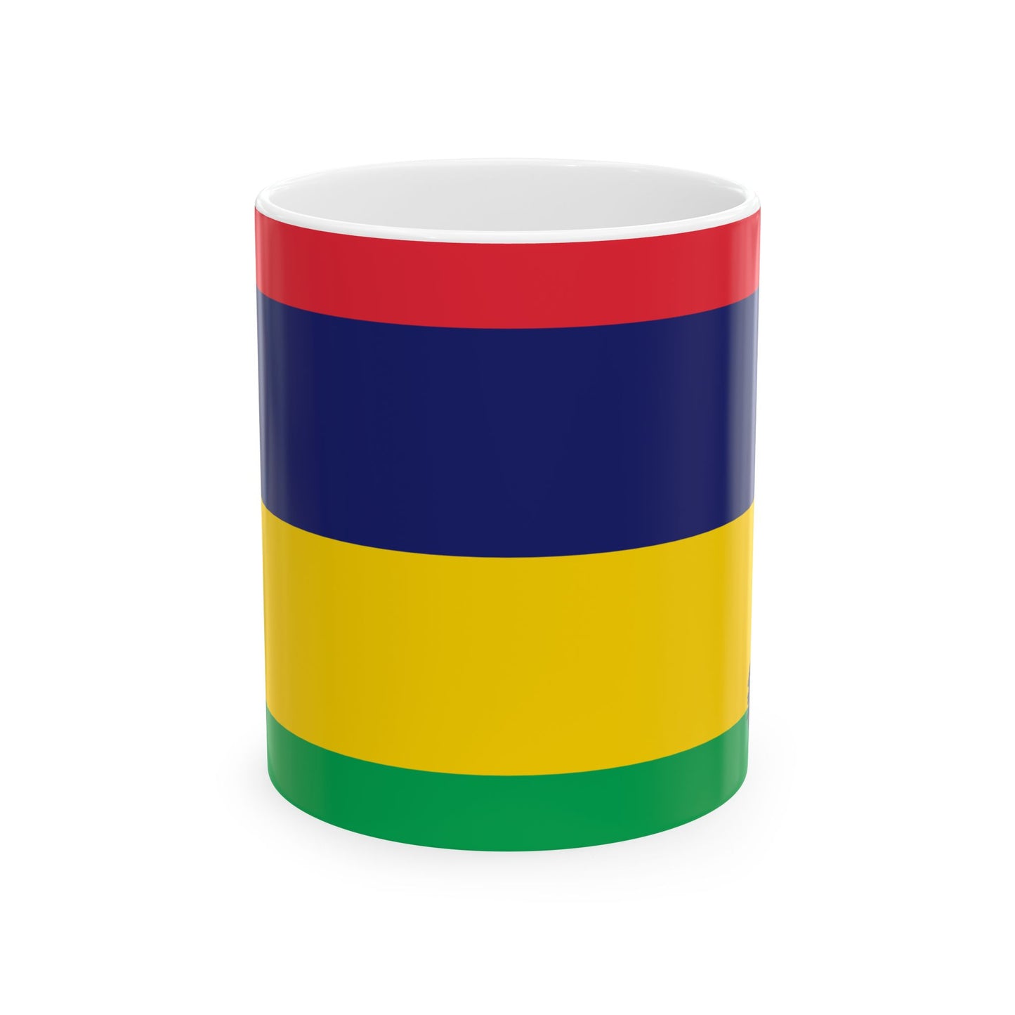 Mauritius Flag Coffee Tea Mug 11oz 15oz | Rep Ya Flag Ceramic Mug