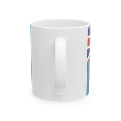 Tuvalu Flag Mug Ceramic Coffee Cup | 11oz 15oz | Rep Ya Flag