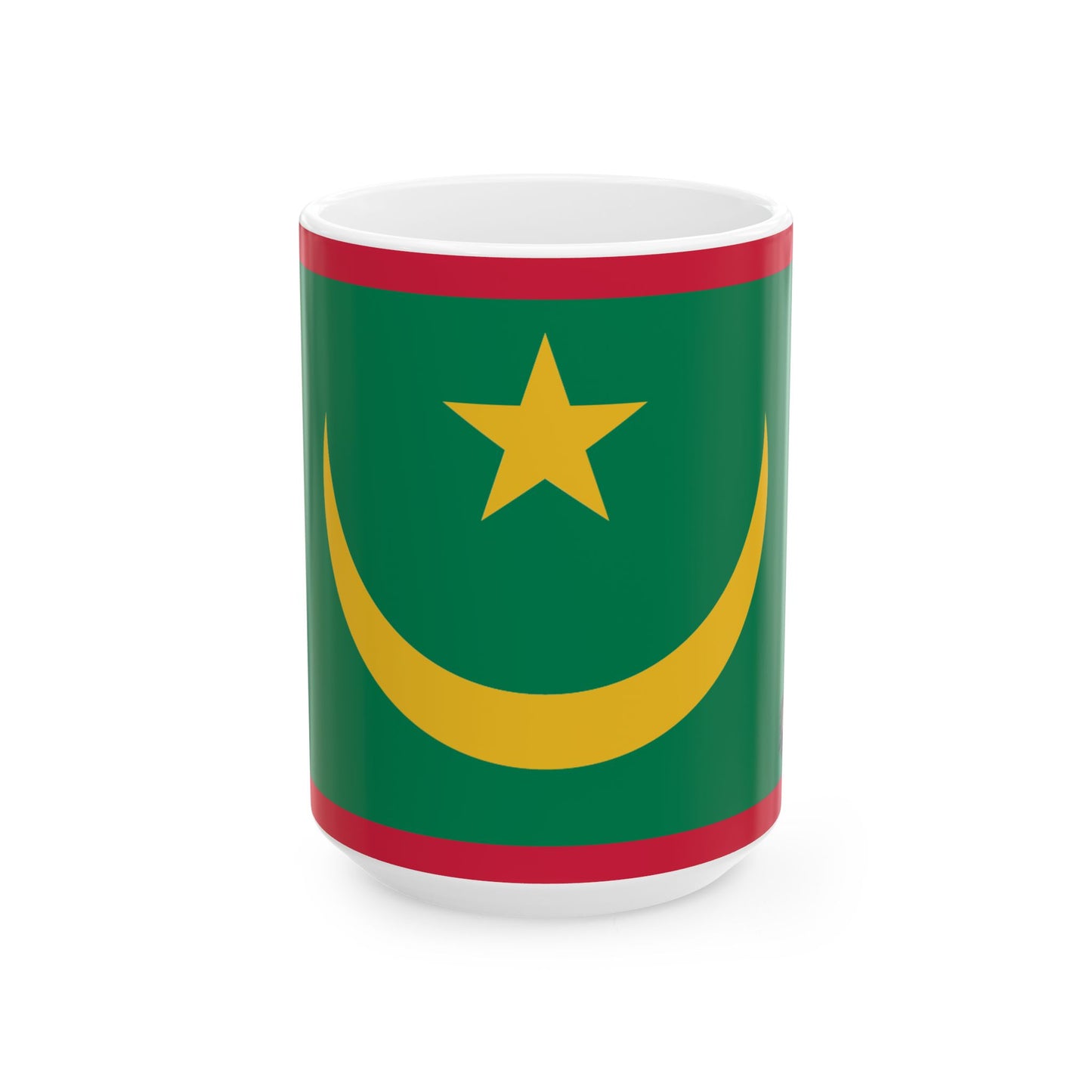 Mauritania Flag Coffee Tea Mug 11oz 15oz | Rep Ya Flag Ceramic Mug
