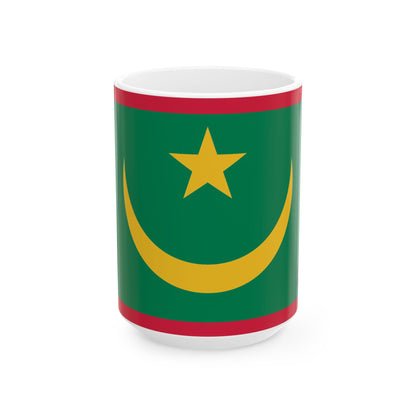 Mauritania Flag Coffee Tea Mug 11oz 15oz | Rep Ya Flag Ceramic Mug