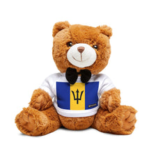 Barbados Flag Teddy Bear | Barbadian Heritage Plush Gift | Rep Ya Flag
