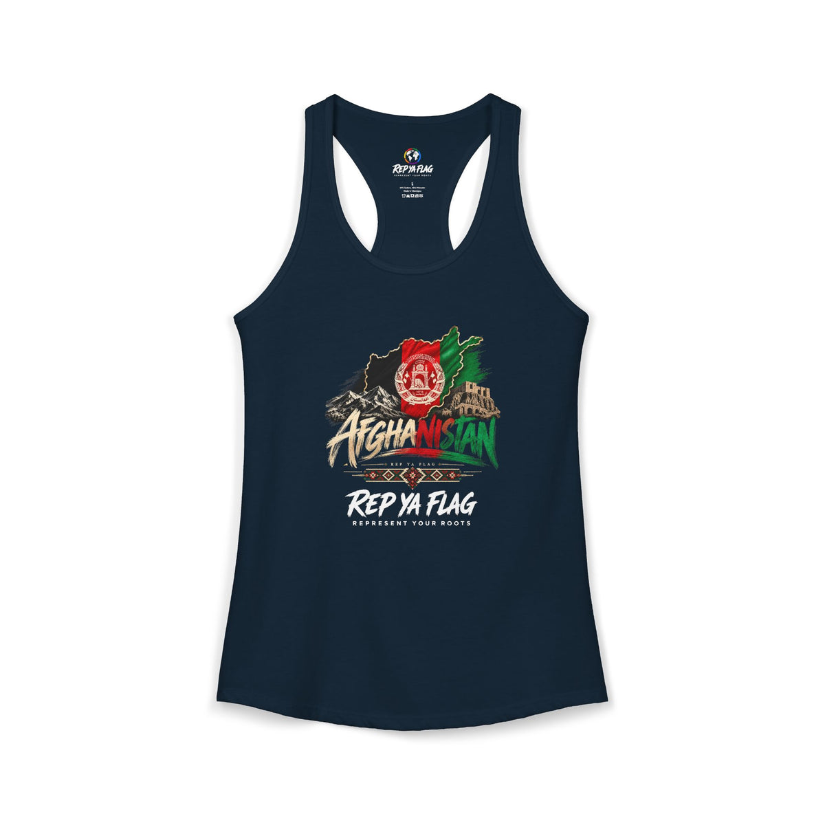 Afghanistan Women’s Racerback Tank – Lightweight Pride