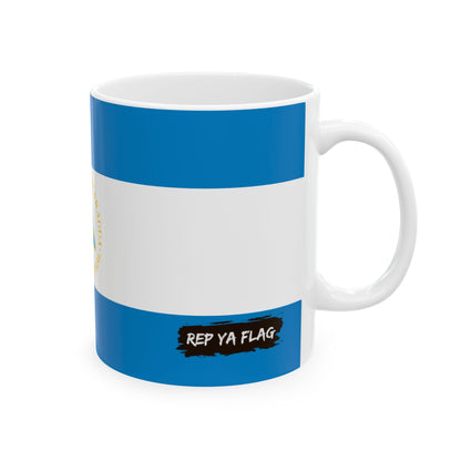 Nicaragua Flag Coffee Tea Mug 11oz 15oz | Rep Ya Flag Ceramic Mug
