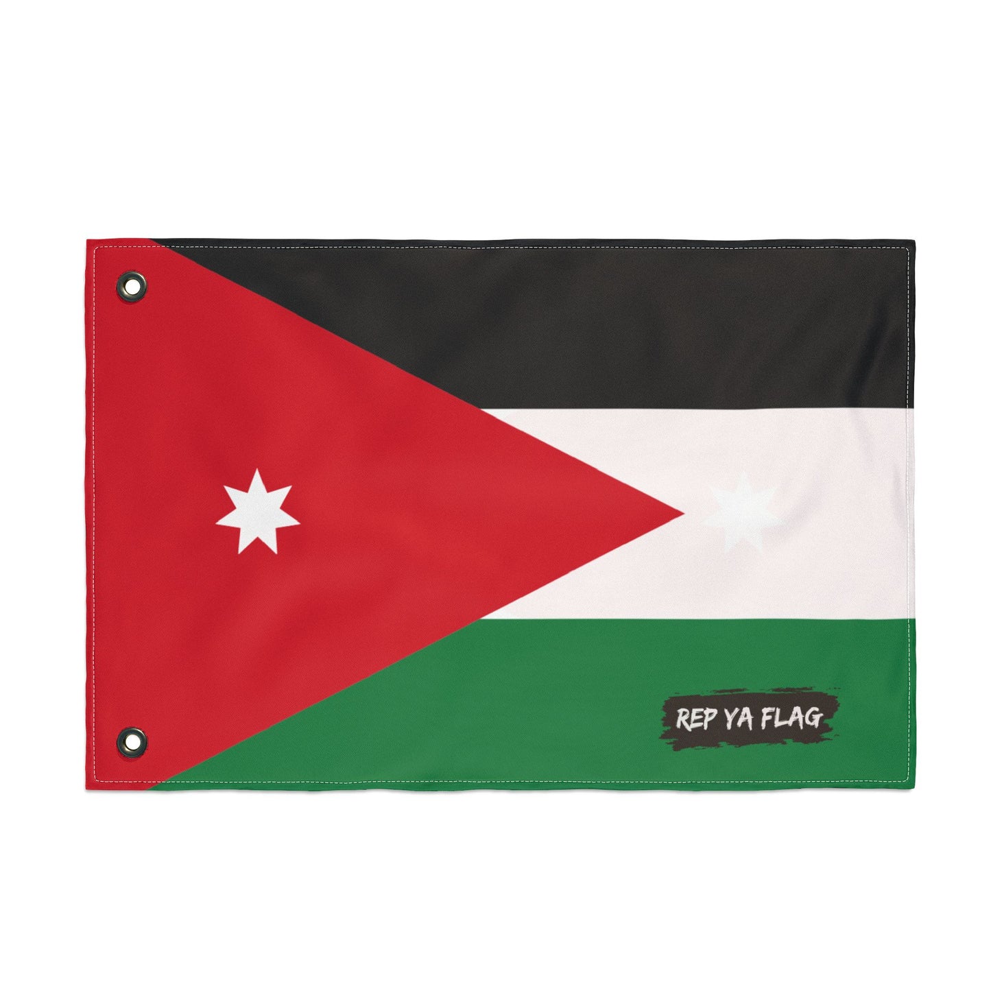 Jordan Flag Garden Banner | Double Sided Outdoor Flag | Rep Ya Flag