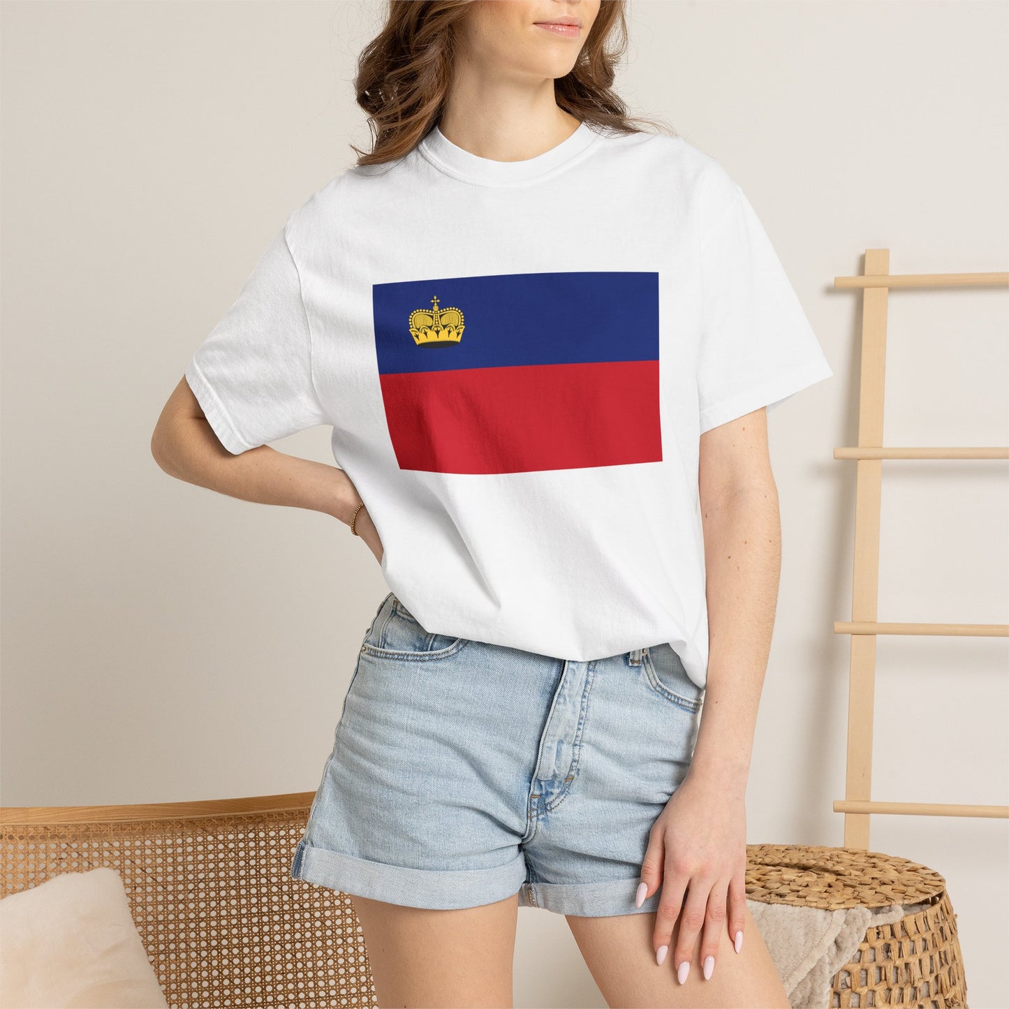 Liechtenstein Flag T Shirt | Liechtensteiner Heritage Shirt S–4XL | Rep Ya Flag