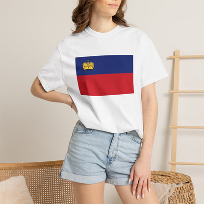 Liechtenstein Flag T Shirt | Liechtensteiner Heritage Shirt S–4XL | Rep Ya Flag