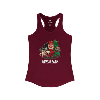 Afghanistan Women’s Racerback Tank – Lightweight Pride