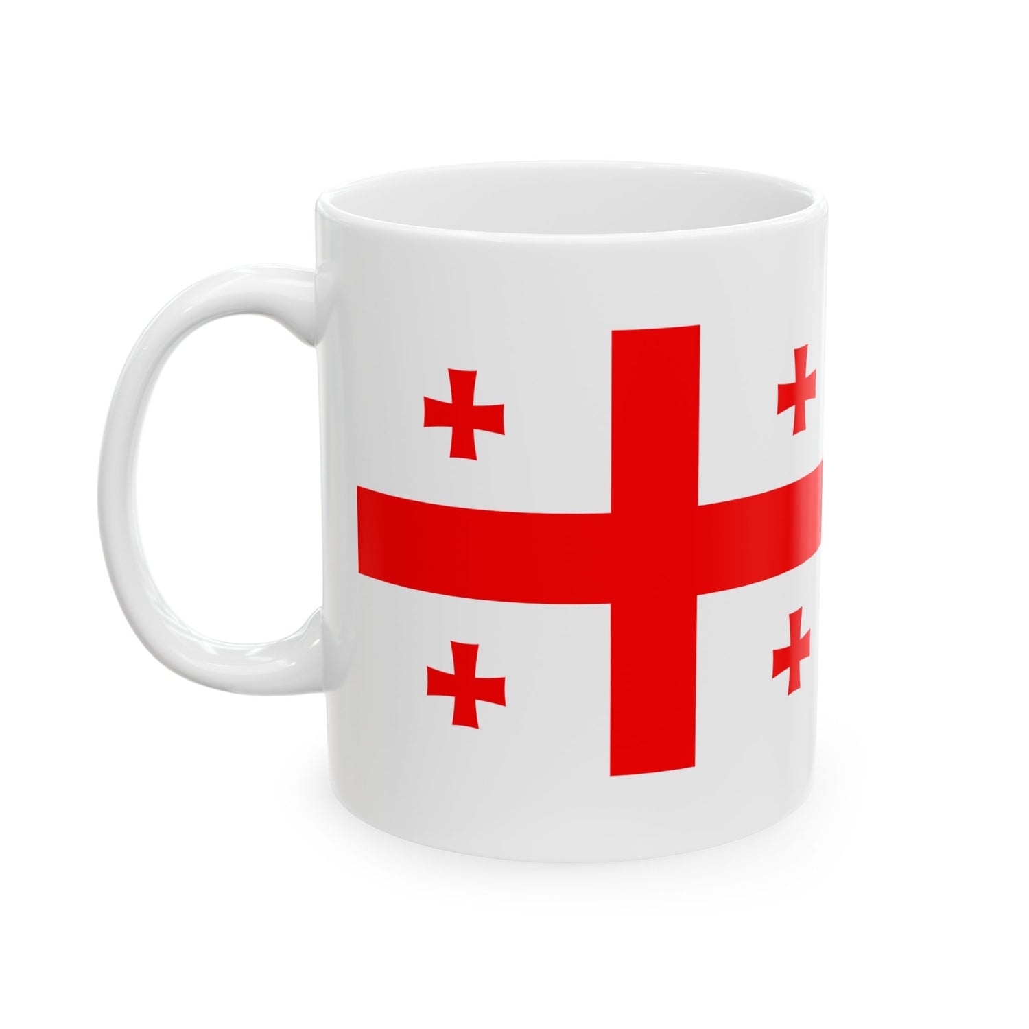 Georgia Flag Coffee Tea Mug 11oz 15oz | Rep Ya Flag Ceramic Mug